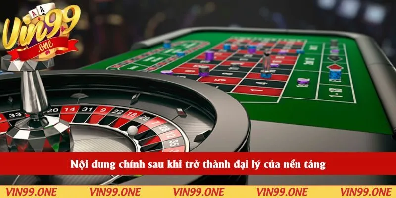 Nội dung chính sau khi trở thành đại lý của nền tảng