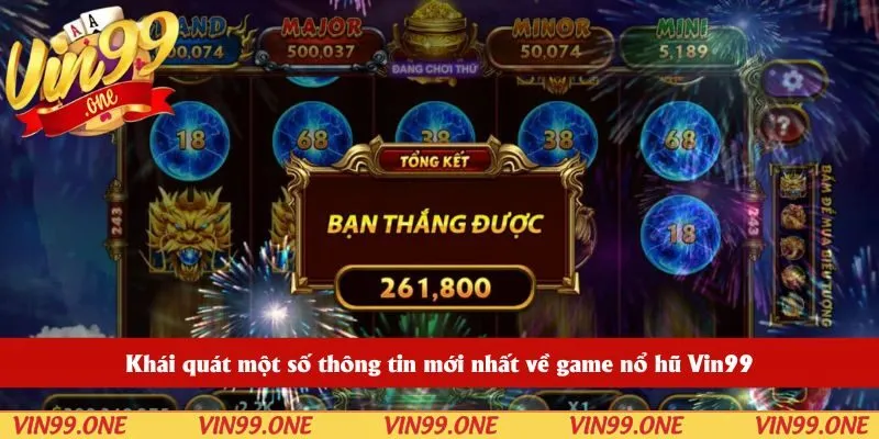 Khái quát một số thông tin mới nhất về game nổ hũ Vin99