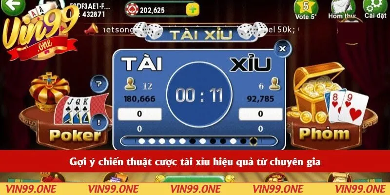Gợi ý chiến thuật cược tài xỉu hiệu quả từ chuyên gia